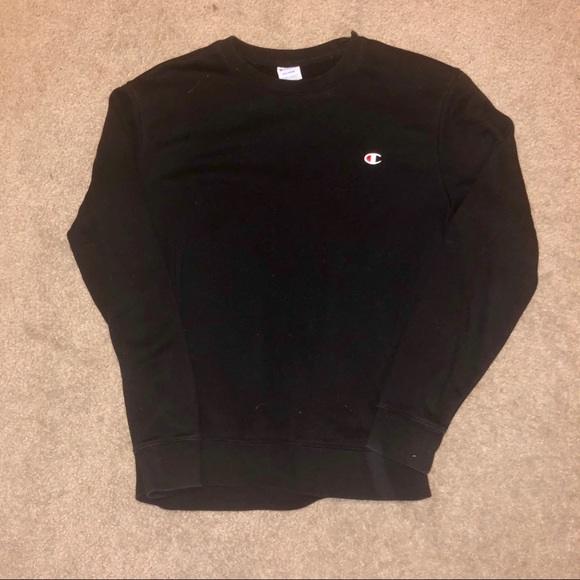 Black Champion Crewneck Sweater - Picture 2 of 5